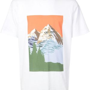 メンズ Aztech Mountain Mountain Doodle Tシャツ
