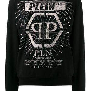 Philipp Plein デコラティブ スウェットシャツ ブラック