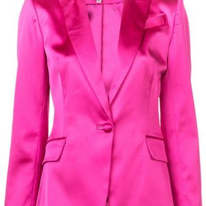 MILLY Pink Single Breasted Blazer