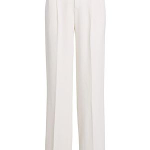 Pantalones rectos de talle alto Ralph Lauren Collection de color Blanco