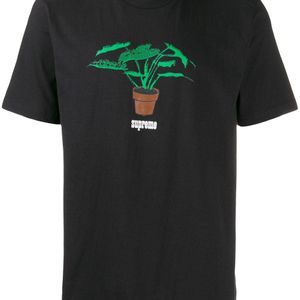 メンズ Supreme Plant Tシャツ ブラック