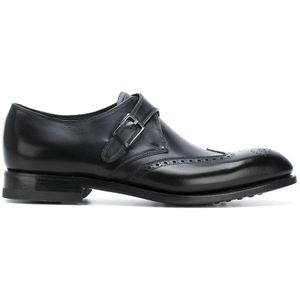 Ferragamo Oxford-Schuhe mit seitlicher Schnalle in Schwarz für Herren