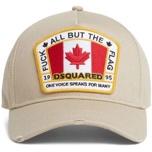 DSquared² Grey Logo Patch Cap for men