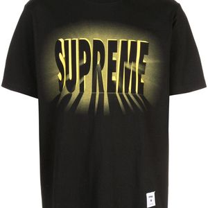 メンズ Supreme ロゴ Tシャツ ブラック