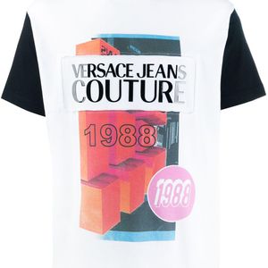 メンズ Versace Jeans グラフィック Tシャツ ホワイト