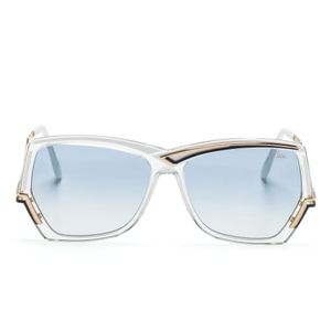 Cazal Blue Mod 178/3 Geometric-Frame Sunglasses