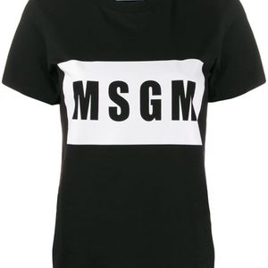 MSGM ロゴ Tシャツ ブラック