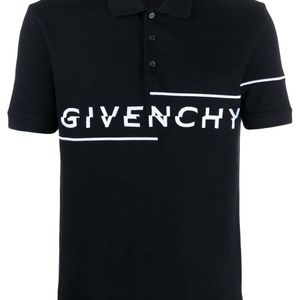 Givenchy Asymmetrisches Poloshirt in Schwarz für Herren