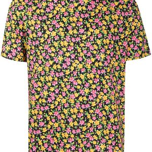 Camiseta con estampado floral Paul Smith de hombre de color Negro