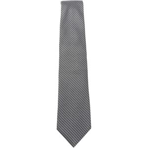 Boss White Patterned Tie for men