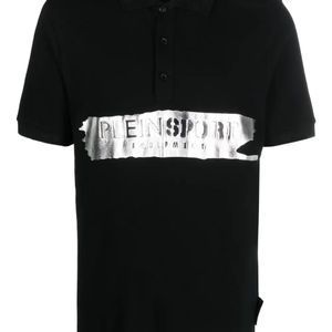 Philipp Plein Black Ss Brush Cotton Polo Shirt for men
