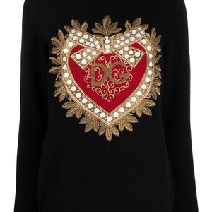 Dolce & Gabbana エンブロイダリーロゴ プルオーバー ブラック