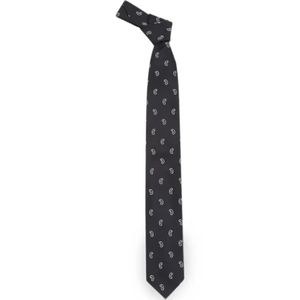 Lardini White Paisley-Print Silk Tie for men