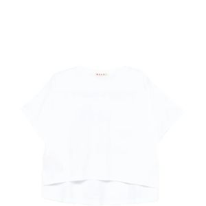 Marni White Logo-Print T-Shirt