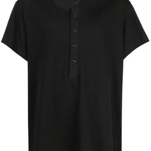 メンズ Yohji Yamamoto ギャップカラーtシャツ ブラック