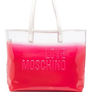 Love Moschino エンボス ハンドバッグ ピンク