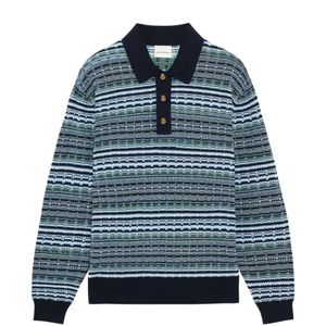 Drole de Monsieur Blue Coogi Long-Sleeved Sweater for men