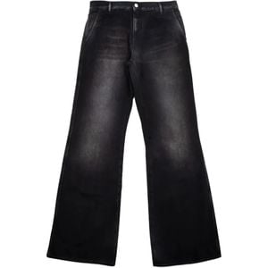 Amiri Blue Faded Belt-Loop Jeans for men
