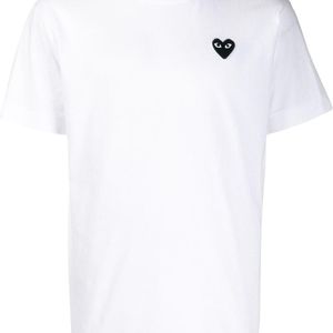 T-shirt à applique de cœur COMME DES GARÇONS PLAY pour homme en coloris Noir