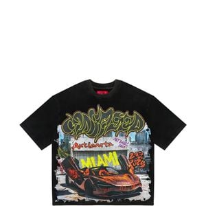 Godspeed Black Miami Artlanta Graphic-Print Cotton T-Shirt for men