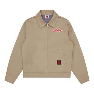 ICECREAM Natural Logo-Patch Zip-Front Jacket for men