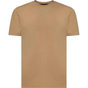 Zanone Natural Crew-Neck Cotton T-Shirt for men