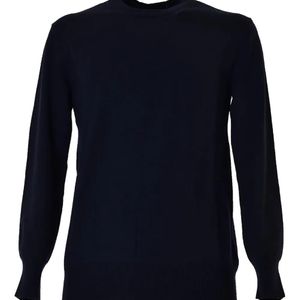 Jil Sander Blue Crew-Neck Long-Sleeve Sweater