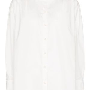 FRAME オーバーサイズ プリーツシャツ ホワイト
