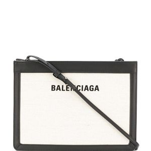 Balenciaga バレンシアガ ネイビー ポシェット ショルダーバッグ ブラック