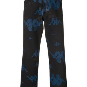 Paura Kappa Jeans Met Print in het Blauw voor heren