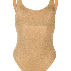 Oseree Lumière Sporty Maillot ワンピース水着 メタリック