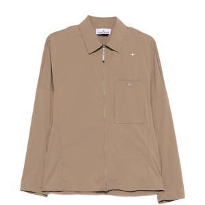 Stone Island Natural Chest-Pocket Overshirt for men
