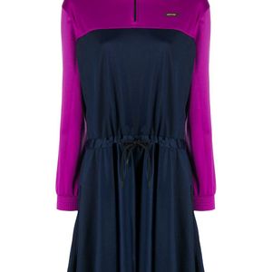MSGM カラーブロック ドレス ブルー