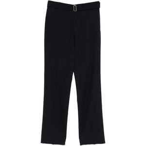 Lardini Black Pagazza Belted Trousers for men
