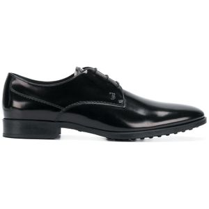Tod's Black Classic Derby Shoes for men