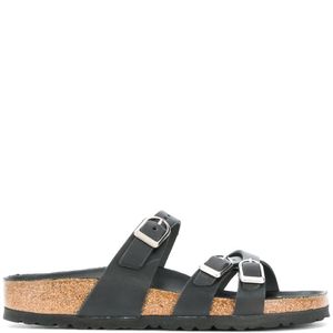 Birkenstock ストラップ バックル サンダル ブラック