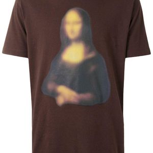 Off-White c/o Virgil Abloh T-Shirt mit Mona-Lisa-Print für Herren