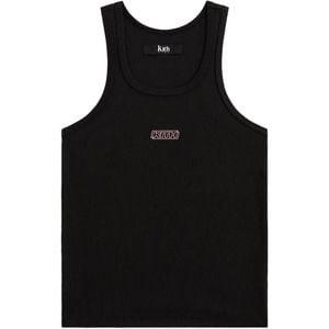 Kith Black Active Peyton Rib-Knit Tank Top