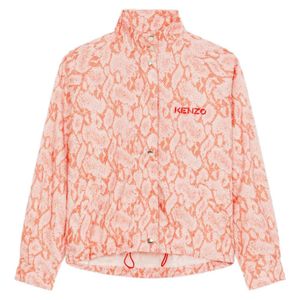 KENZO Pink Jacke mit Pythonmuster