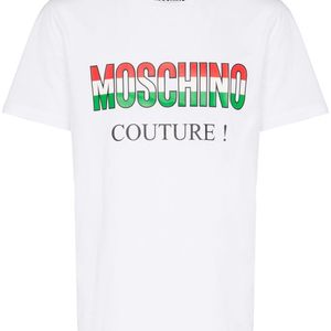 Moschino T-Shirt mit Logo in Weiß für Herren
