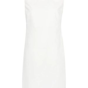 P.A.R.O.S.H. White Sequin-Embellished Mini Dress