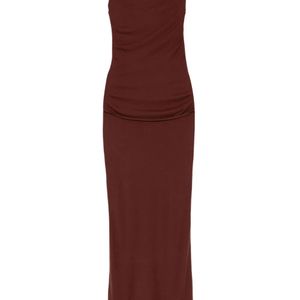 AYA MUSE Purple Knitted Maxi Dress