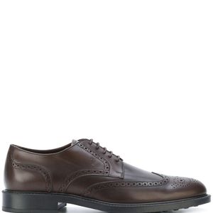 Tod's Brown Brogue Shoes for men