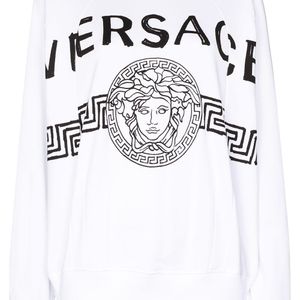 Versace メデューサ スウェットシャツ ホワイト