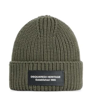 DSquared² Heritage Strickmütze in Grün für Herren