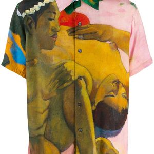 メンズ Rassvet (PACCBET) Gauguin プリント Tシャツ ピンク