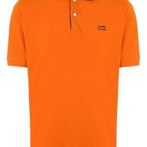 メンズ Kent & Curwen カラーブロック ポロシャツ オレンジ