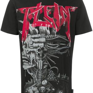 Philipp Plein T-Shirt mit Totenkopf-Print in Schwarz für Herren