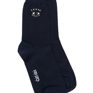 KENZO Blue Eye Embroidered Socks for men