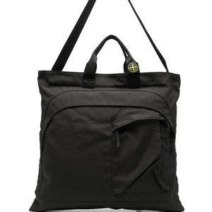 Stone Island Black Cordura 1500 Tote Bag